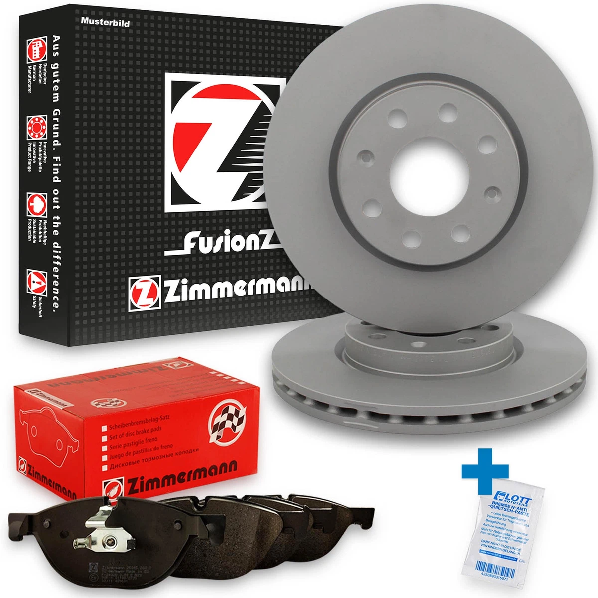 Гальмівні колодки та диски Zimmermann для BMW 3 Touring (E46)