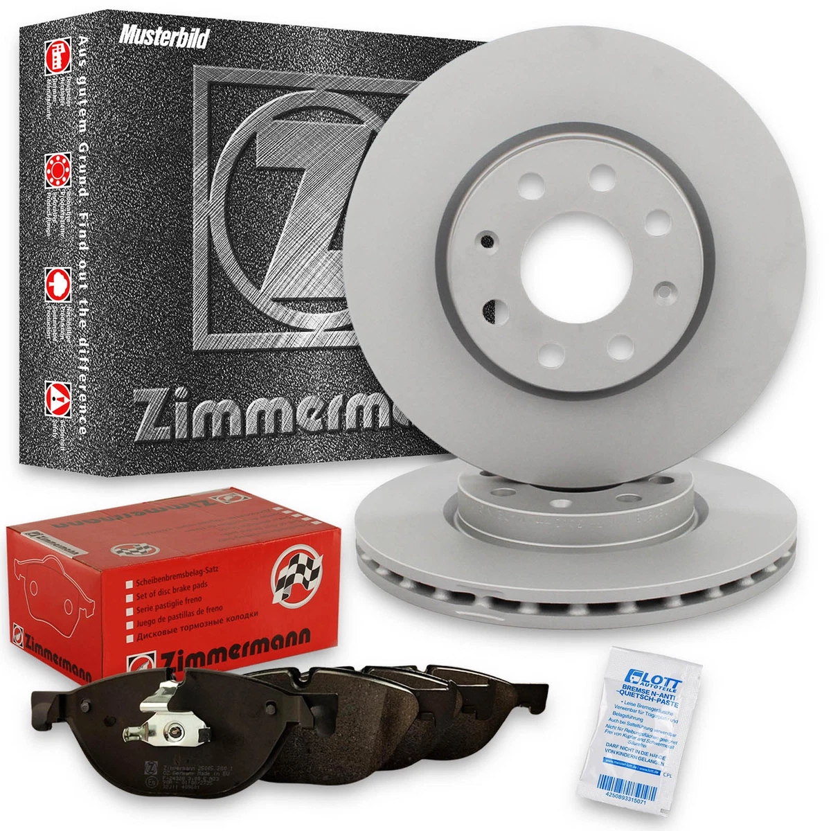Гальмівні колодки та диски Zimmermann для SKODA OCTAVIA I (1