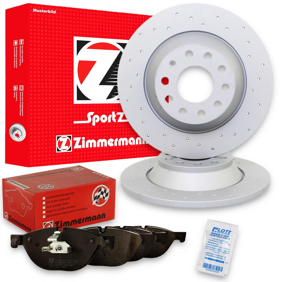 Гальмівні колодки та диски Zimmermann для FIAT STILO – безпека та якість